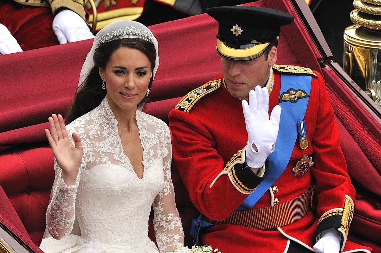 Kate si obliekla svadobnú