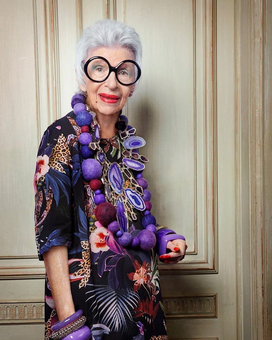 100 ročná Iris Apfel