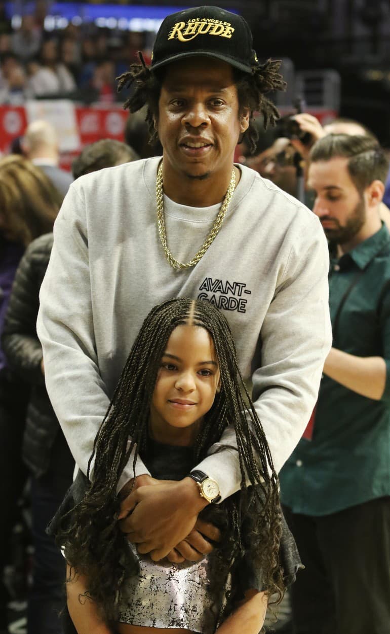 Blue Ivy spolu so