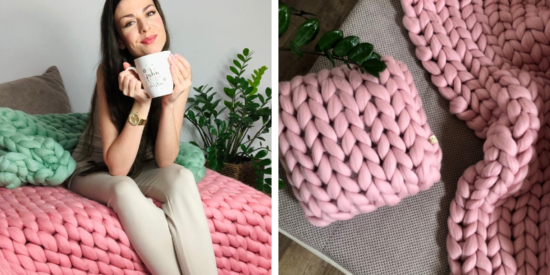 Luxusné nadýchané merino deky