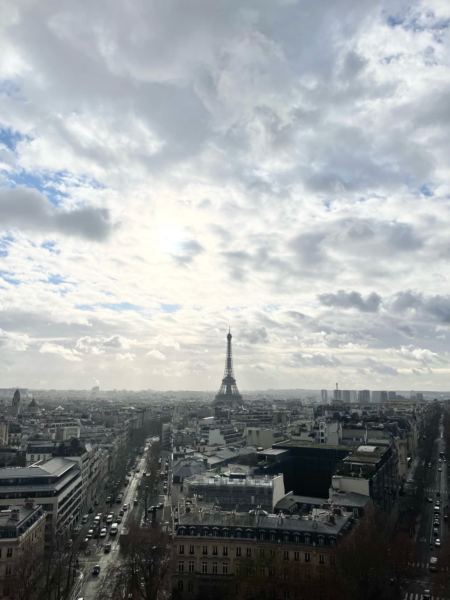 Paríž - výhľad z
