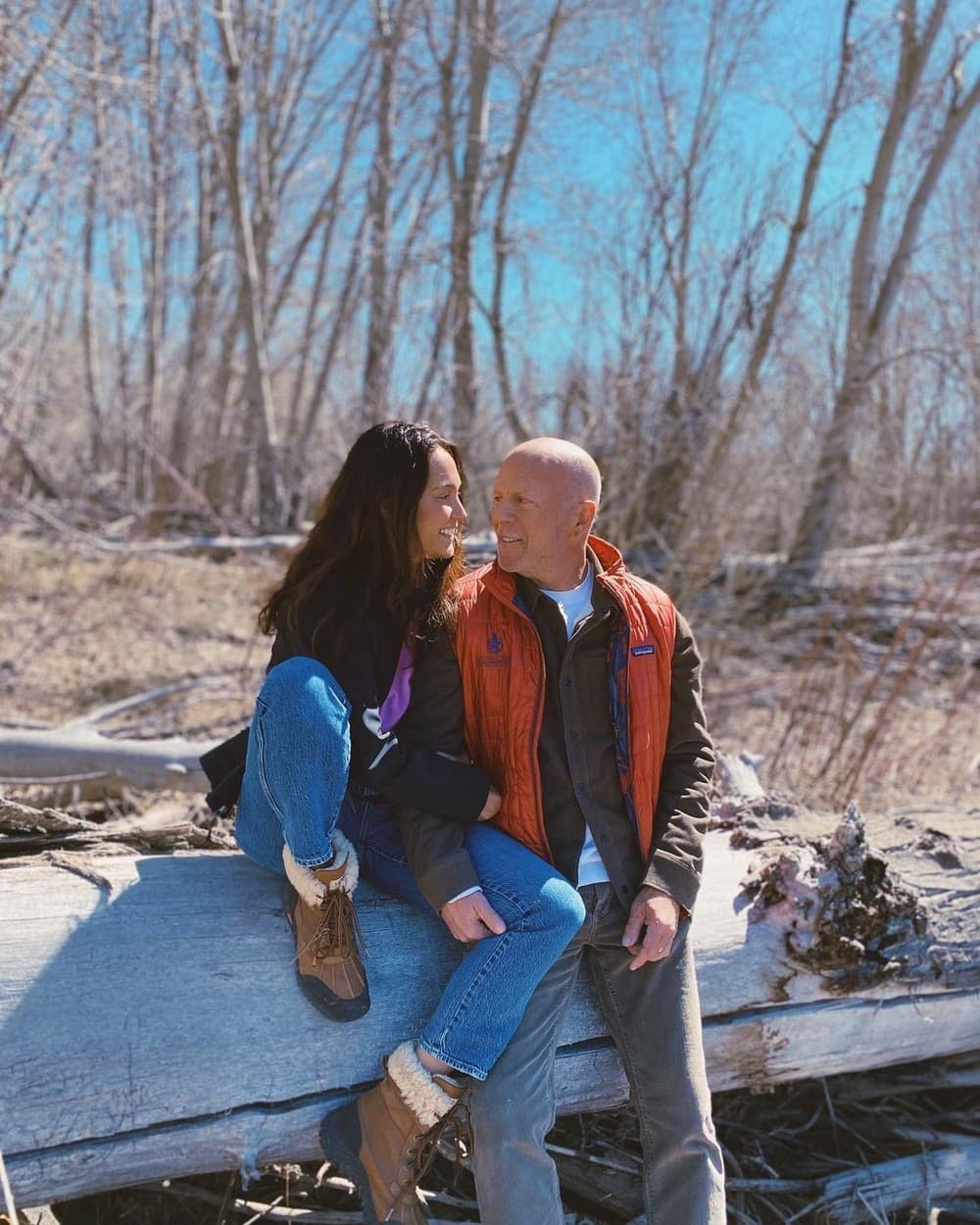 Bruce Willis s manželkou
