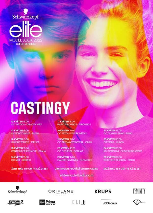 Castingy Schwarzkopf Elite Model
