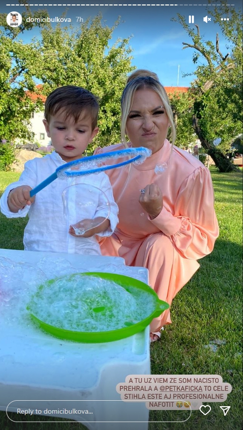 Narodeninová oslava Jakubka, syna