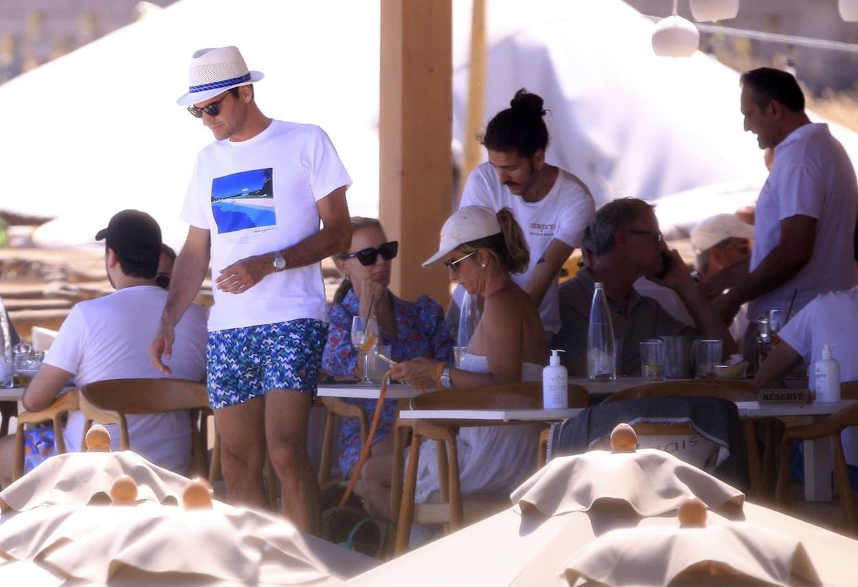 Roger Federer na paparazzi