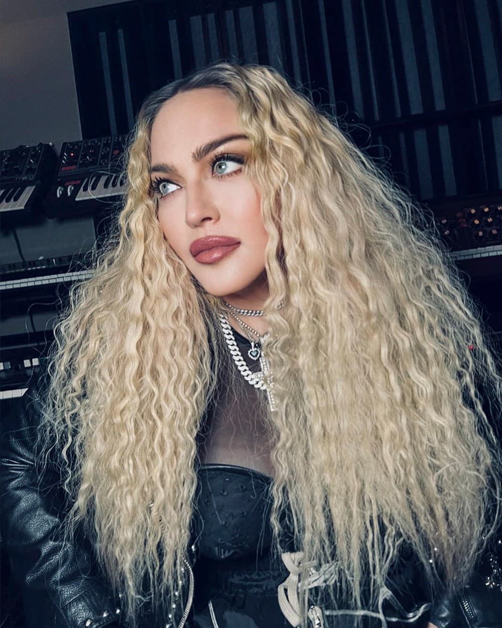 Ikonická pop diva, žena,