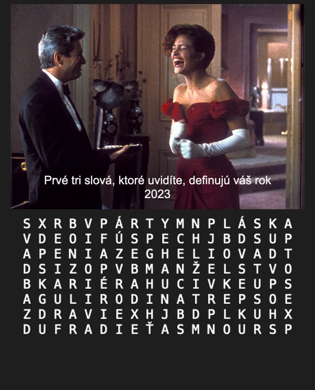 Prvé tri slová, ktoré