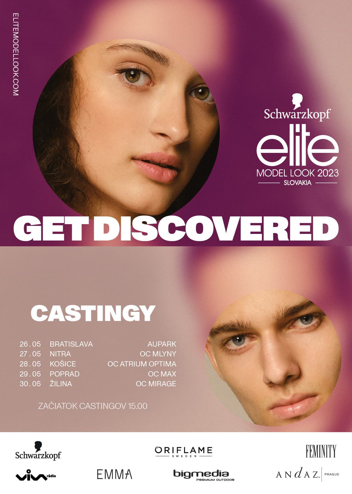 Castingy Schwarzkopf Elite Model