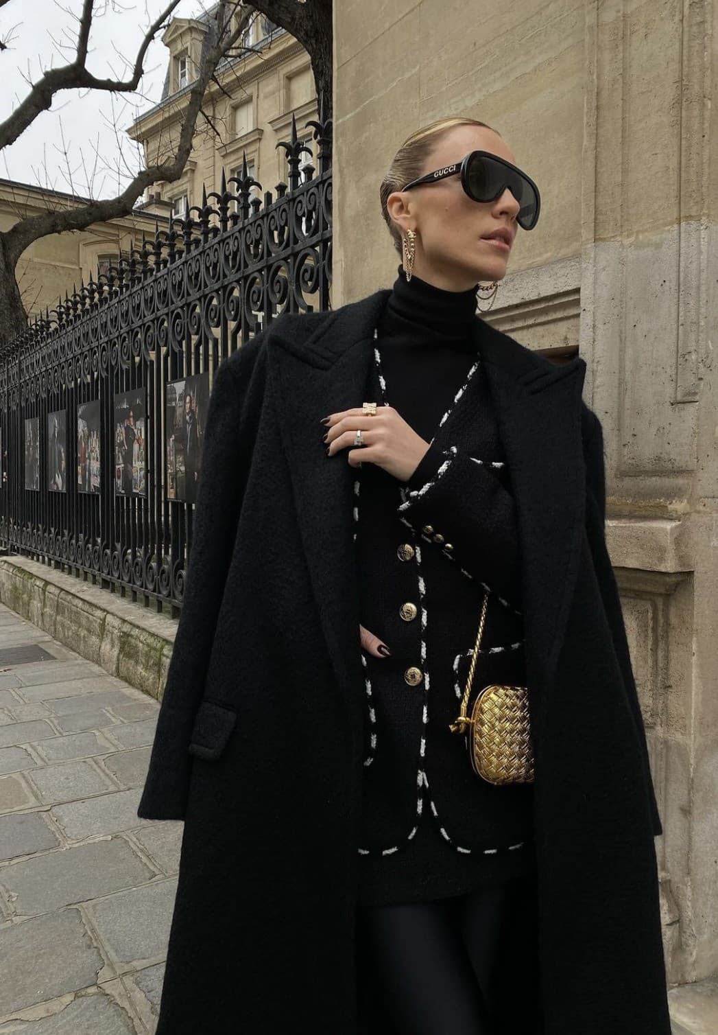 Black on black