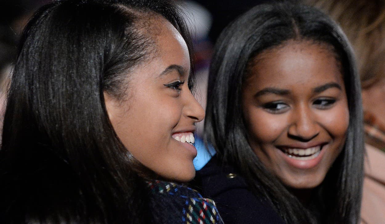 Sasha a Malia Obamové