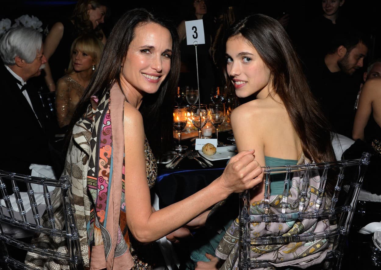 Andie Macdowell s dcérou