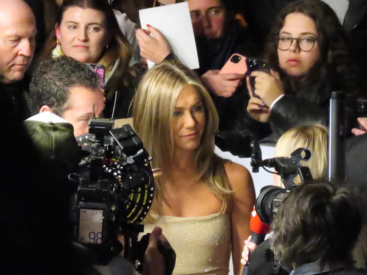 Herečka Jennifer Aniston vyzerá