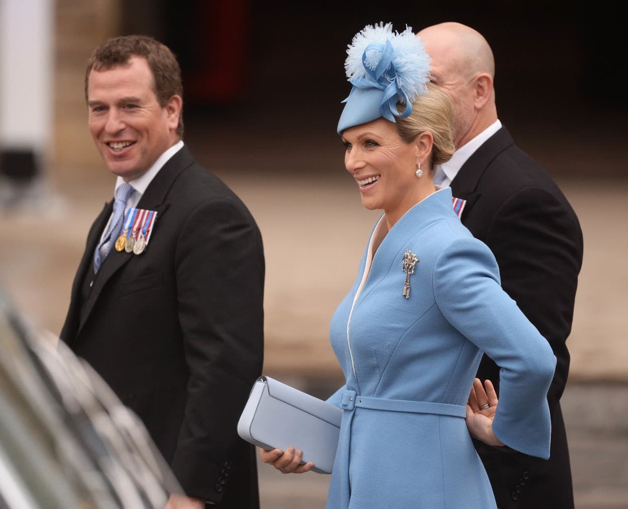 Zara Tindall po boku