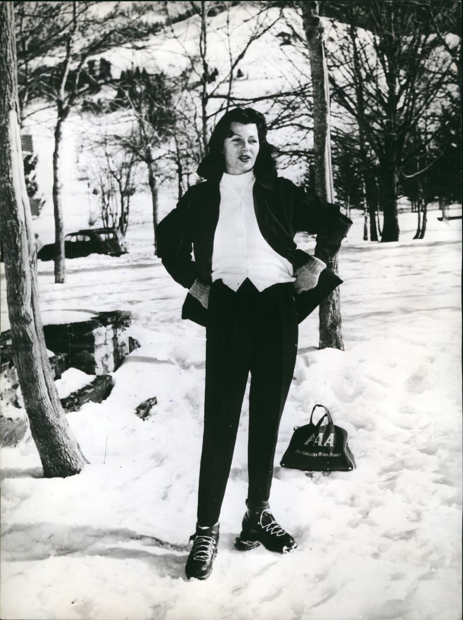 Ikonická herečka, Rita Hayworth,