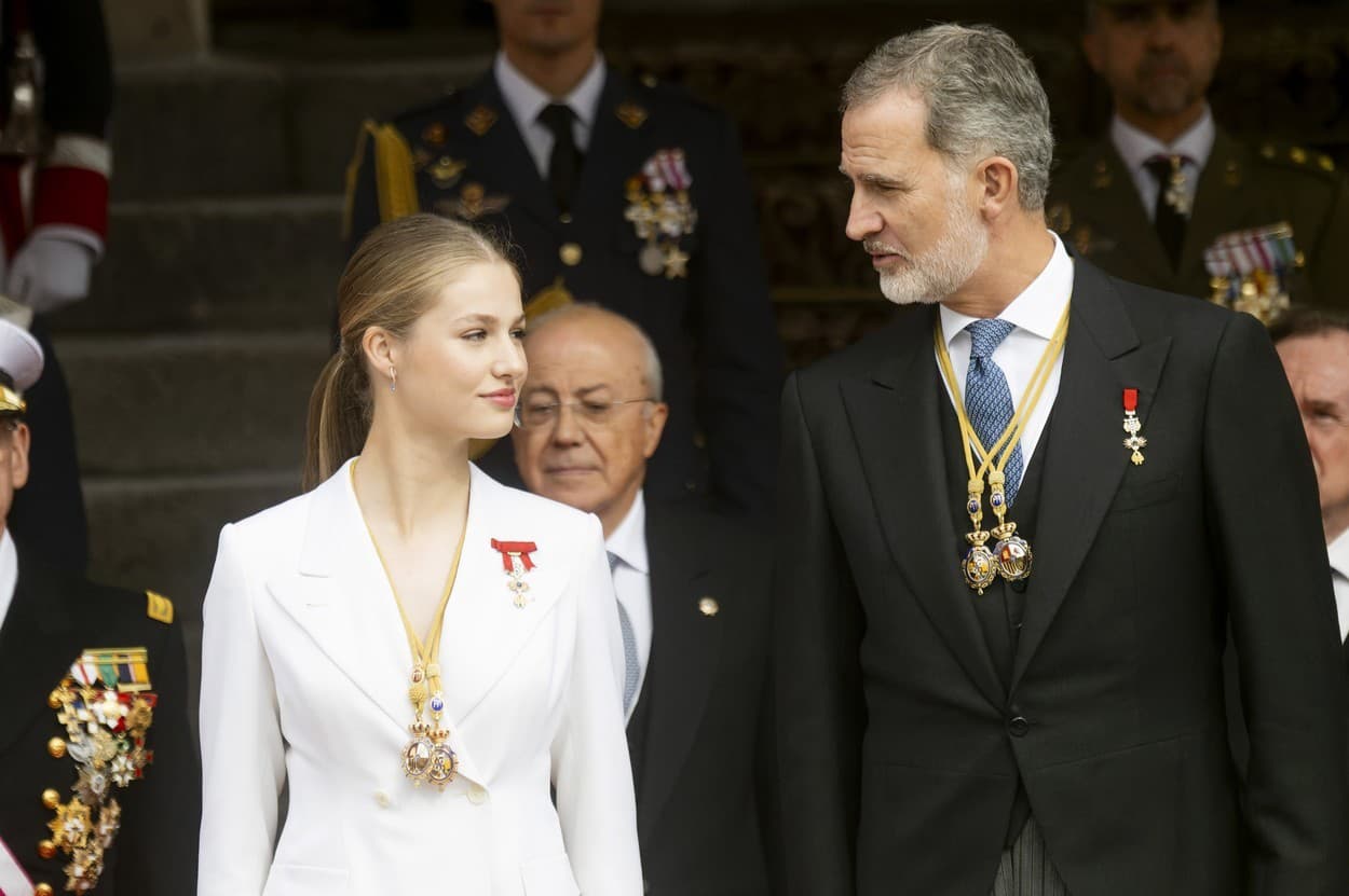 Španielska princezná Leonor zložila