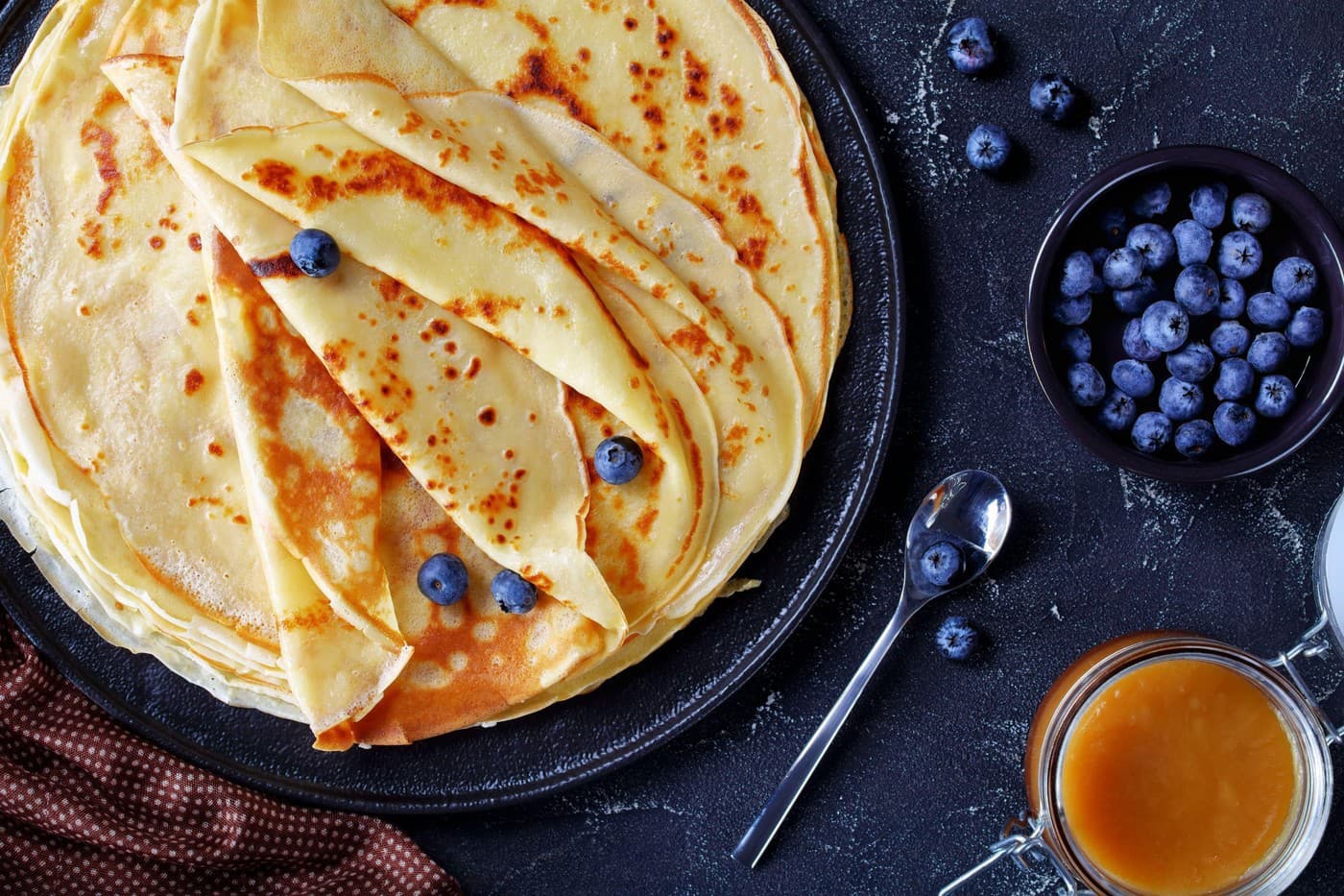 Palacinky so slaným karamelom