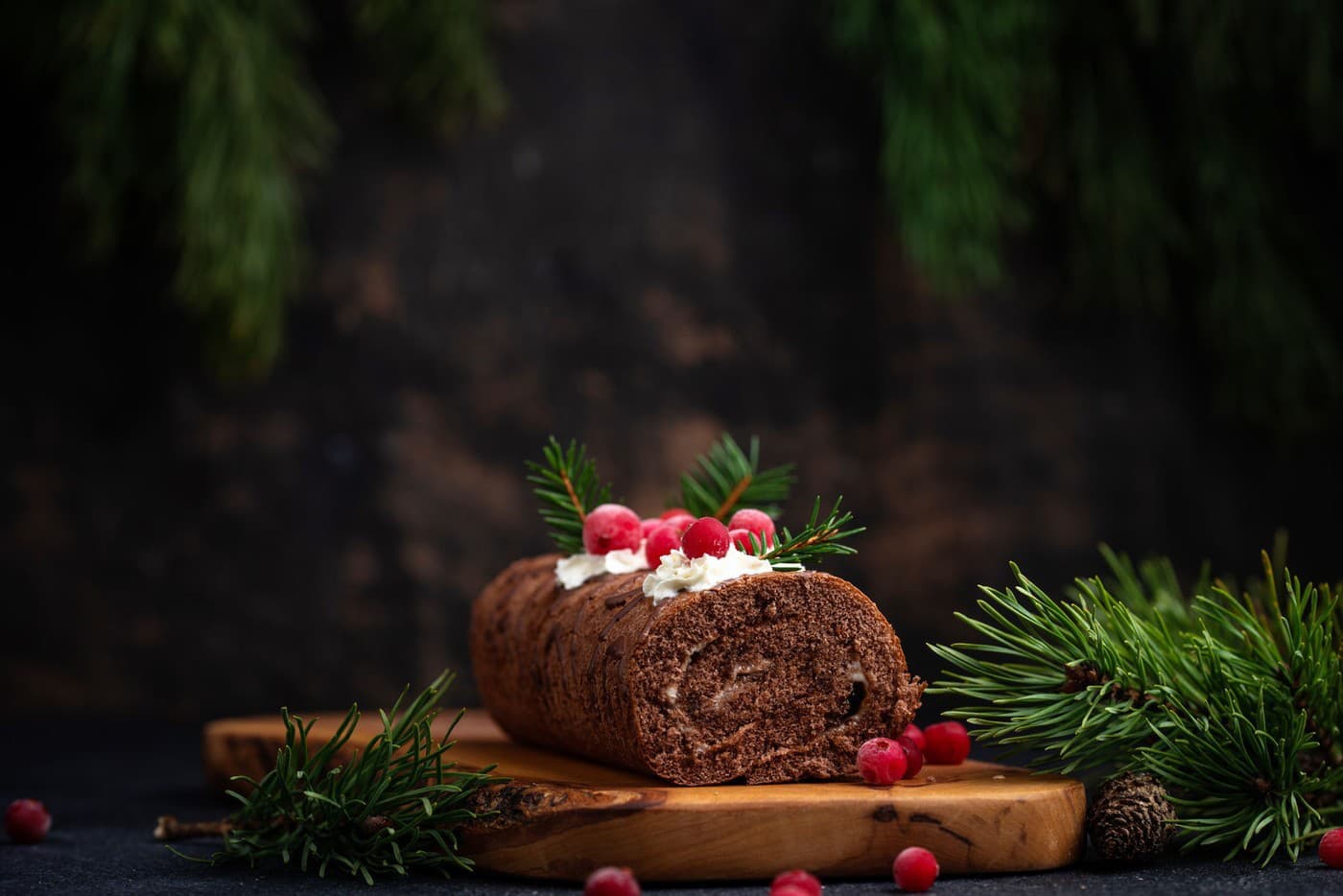 Čokoládovo-škoricová roláda s mascarpone