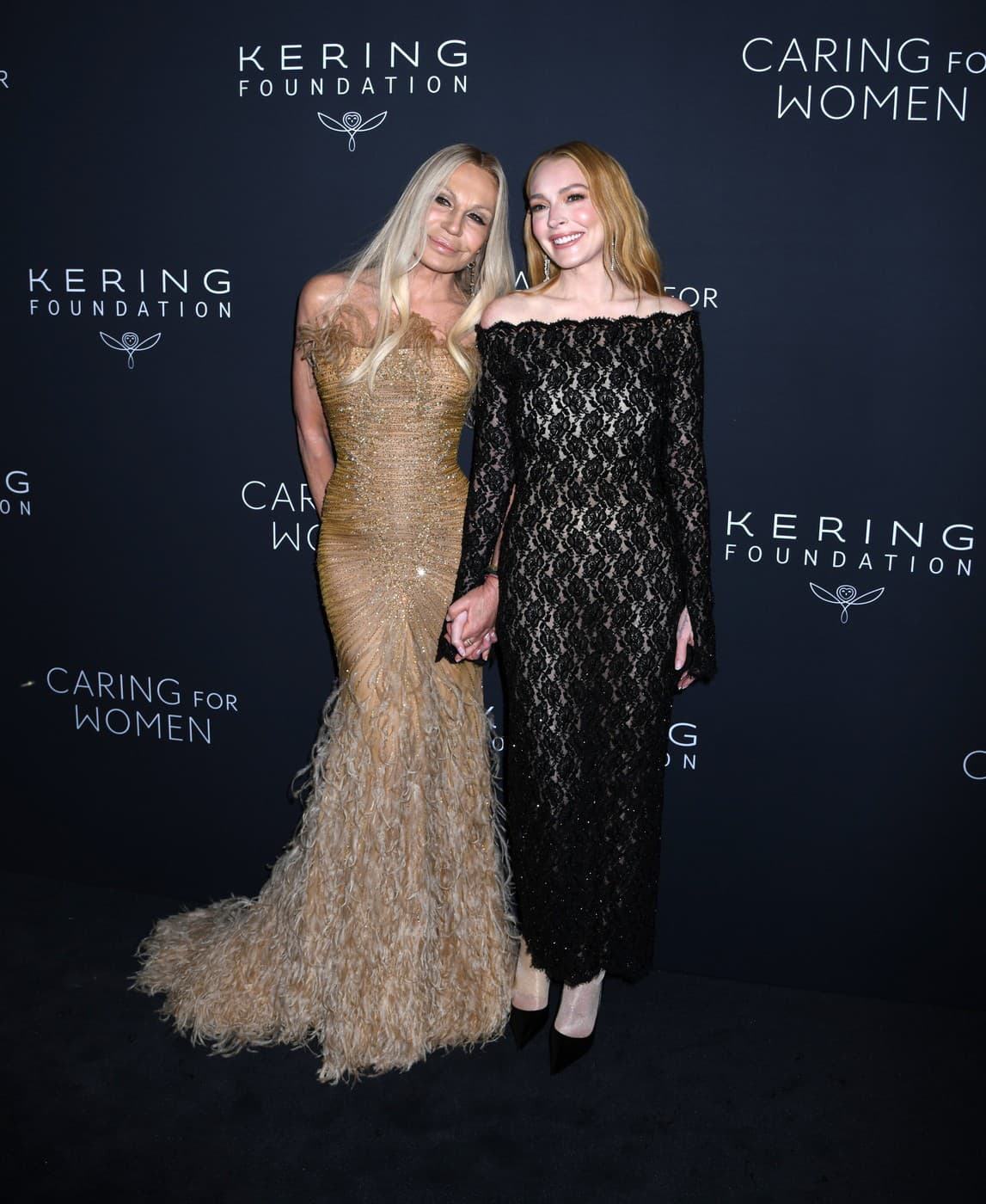 Donatella Versace a Lindsay