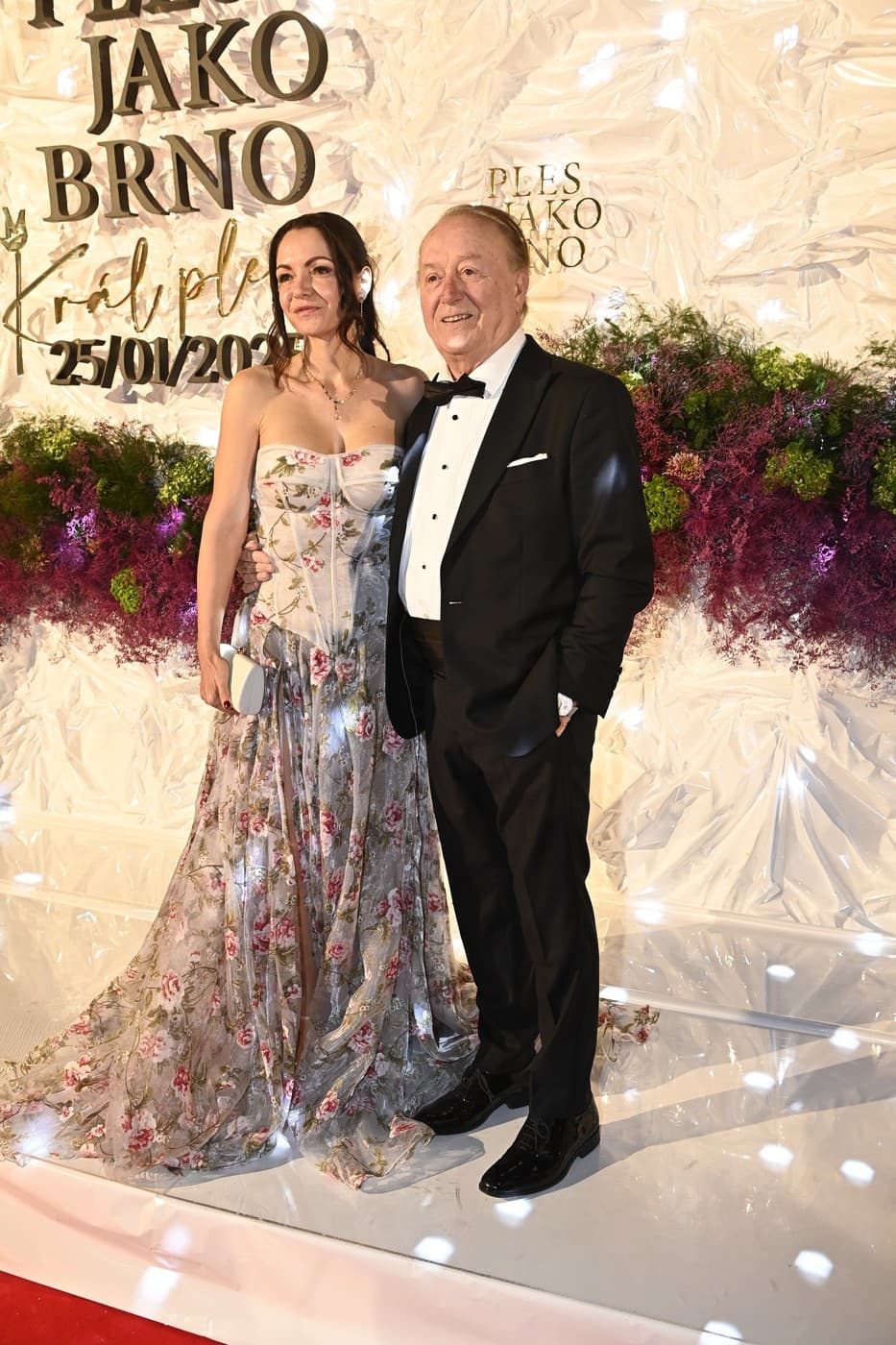 Petr Janda s manželkou