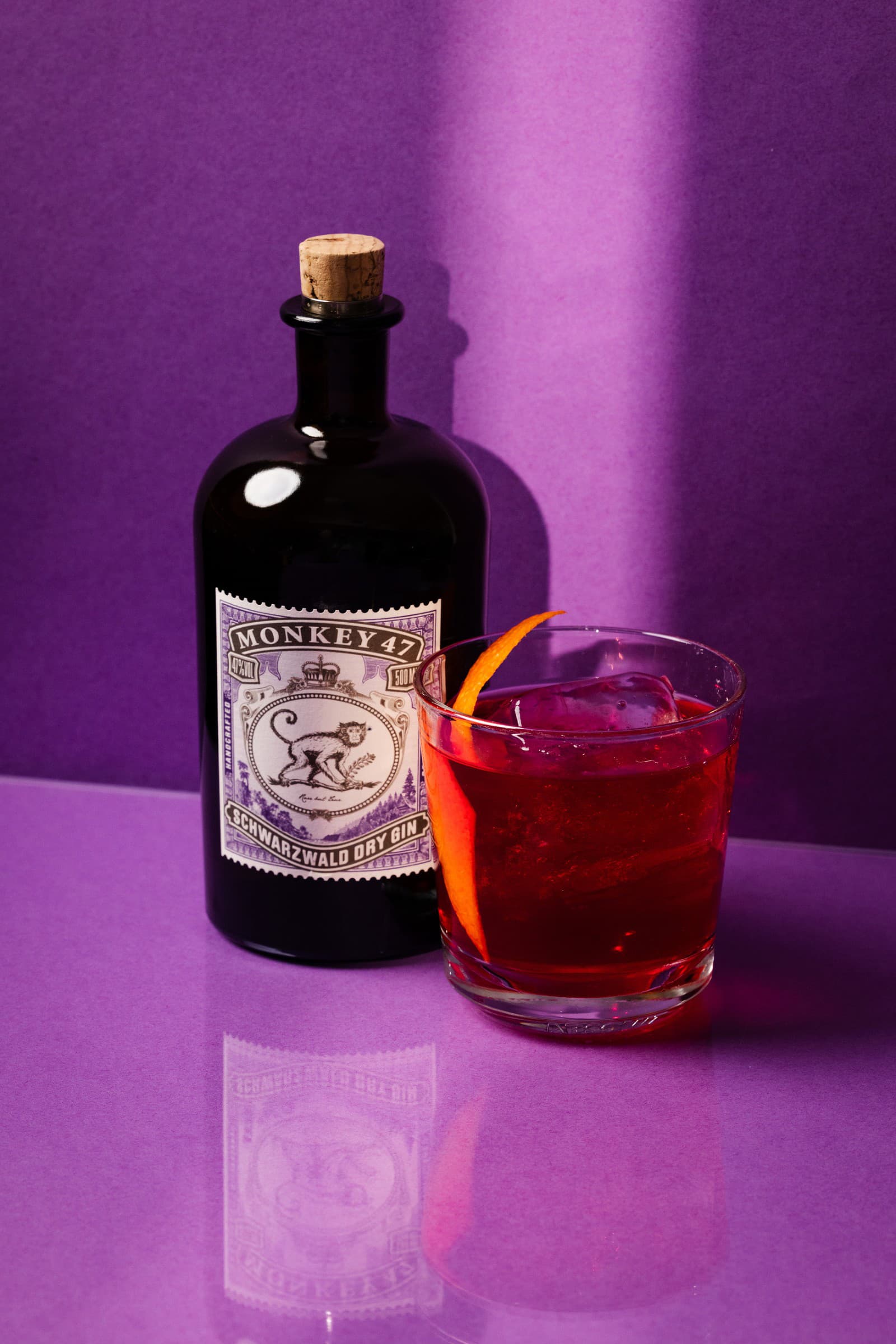 Monkey 47 Negroni je