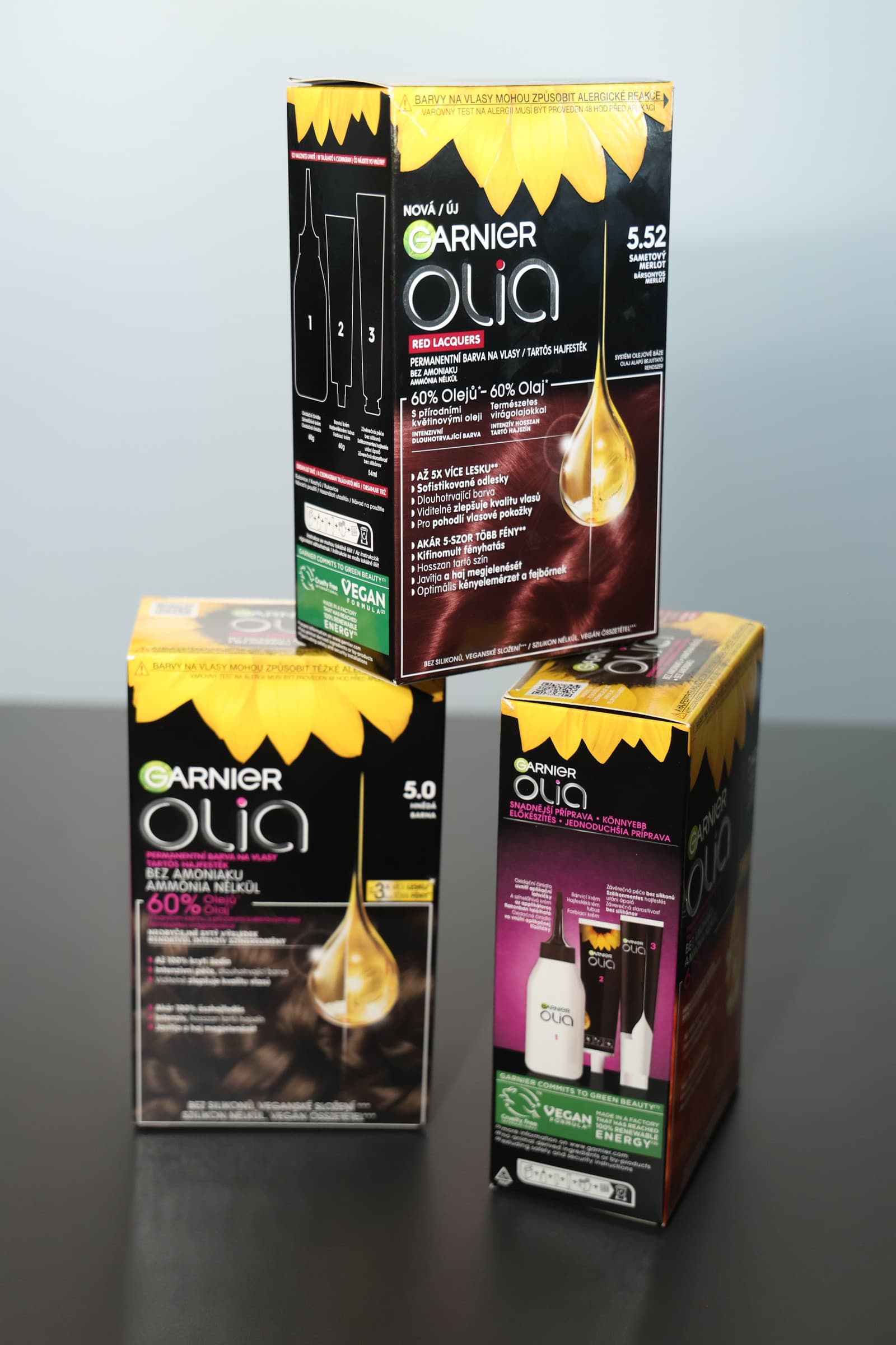 Попробуйте краску для волос Garnier Olia самостоятельно.