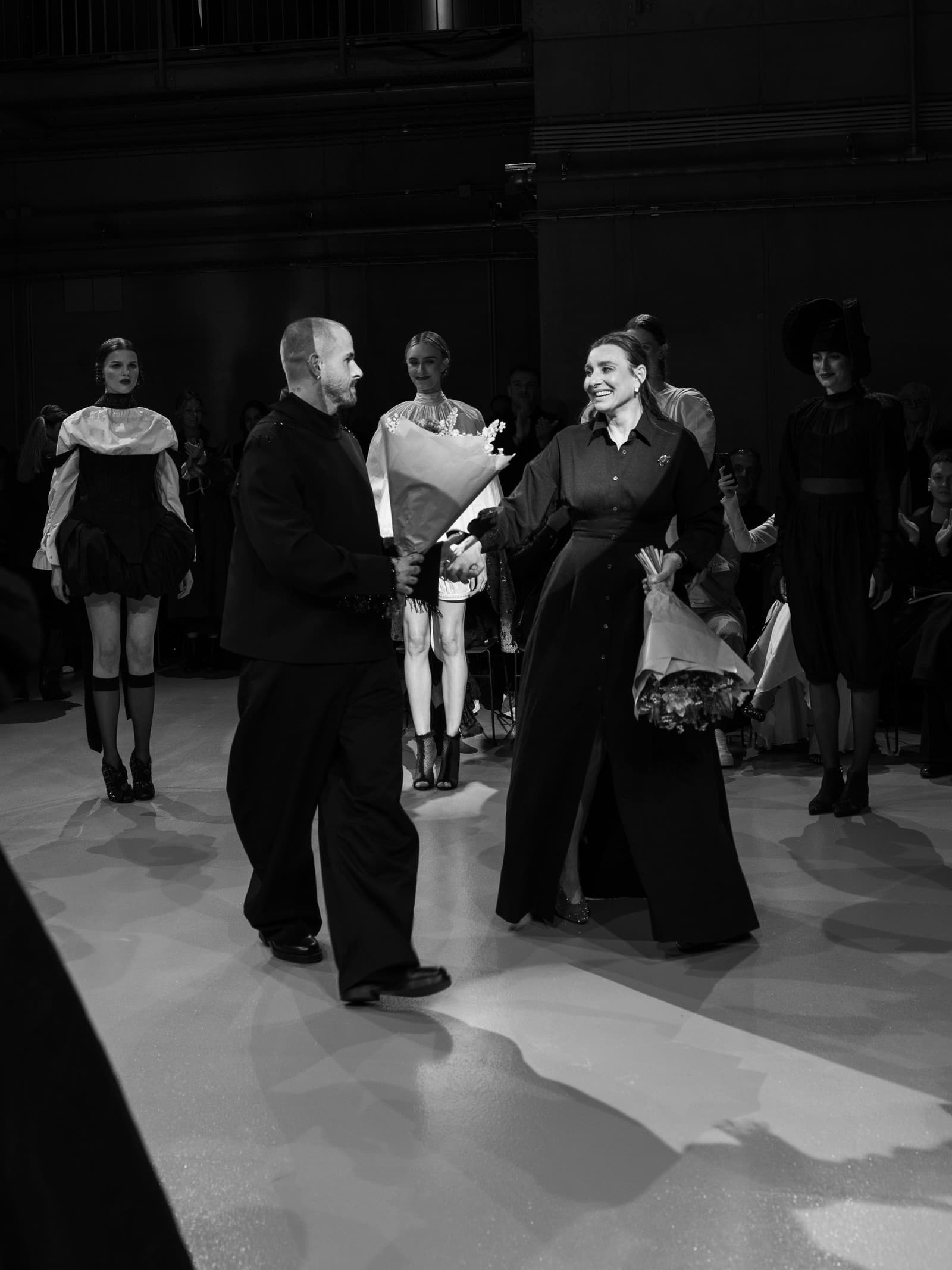 Dizajnér Lukáš Macháček a Mgr. Eva Sýkorová Čomborová, kurátorka kolekcie