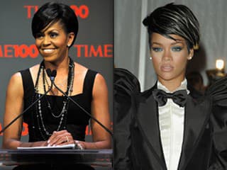 MICHELLE OBAMA A RIHANNA S ROVNAKÝM STRIHOM