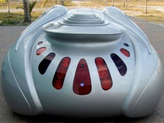 ETV automobil s futuristickým