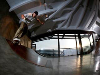 Ramphouse exkluzívne pre skateboardistu.