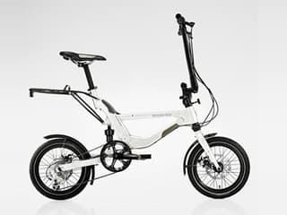 Moderný skladací bicykel z