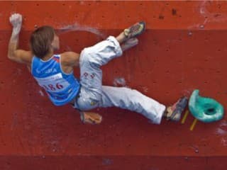 Bouldering.