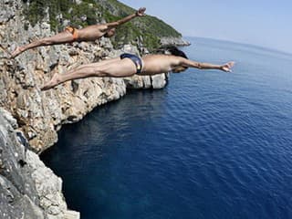 Red Bull Cliff Diving.
