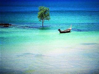 Thajský ostrov Krabi.