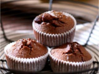 Kávové muffiny s nugátovou