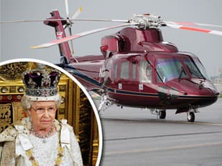 Vrtuľník britskej kráľovskej rodiny.