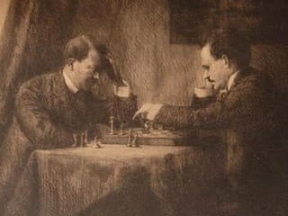 HITLER S LENINOM PRI ŠACHU: NA PREDAJ