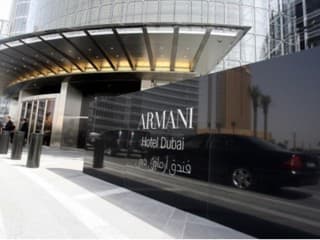 Armani Hotel v Dubaji.