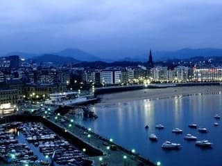 Malebné mesto San Sebastian