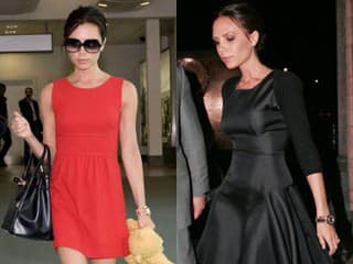 Victoria Beckham v červených