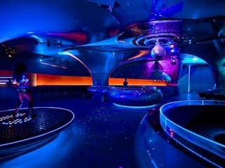 Nočný klub, ktorého interiér