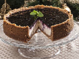 Cheesecake s čučoriedkami