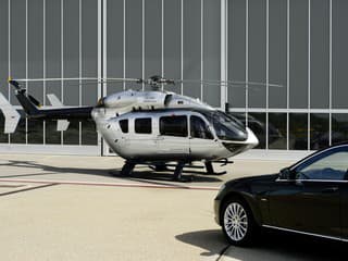 Prvý vrtuľník EC145 Mercedes-Benz