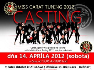 Kasting MISS CARAT TUNING