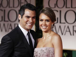 Jessica Alba s manželom