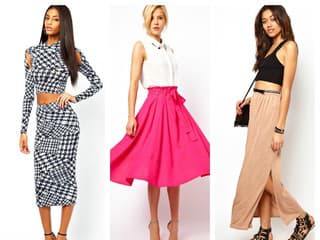 Najlepšie strihy sukní, ktoré