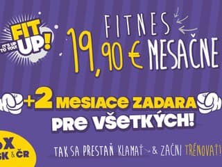 Fitnes 19,90 eur mesačne