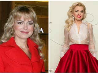 Moderátorka Zlatica Puškárová počas