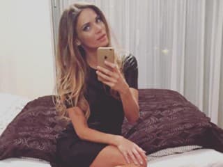 Krásna modelka Andrea Verešová