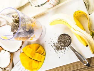 Banánovo-mangové smoothie s Chia