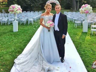 Mladomanželia Veronika a Matej